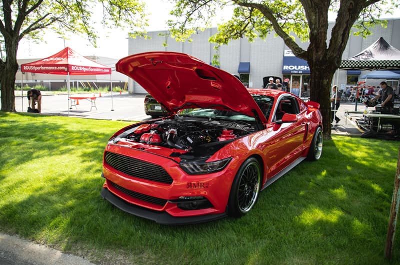 HOT FORDS CRUISE TO SHOW & SHINE AT ROUSH COLLECTION OPEN HOUSE